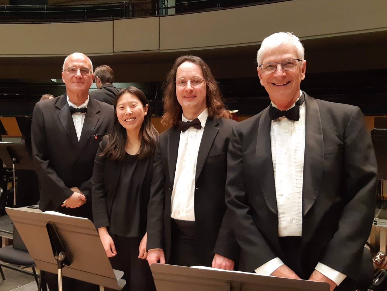 Oboes: Alex Klein, June Kim, Dan Waldron, David Sussman
