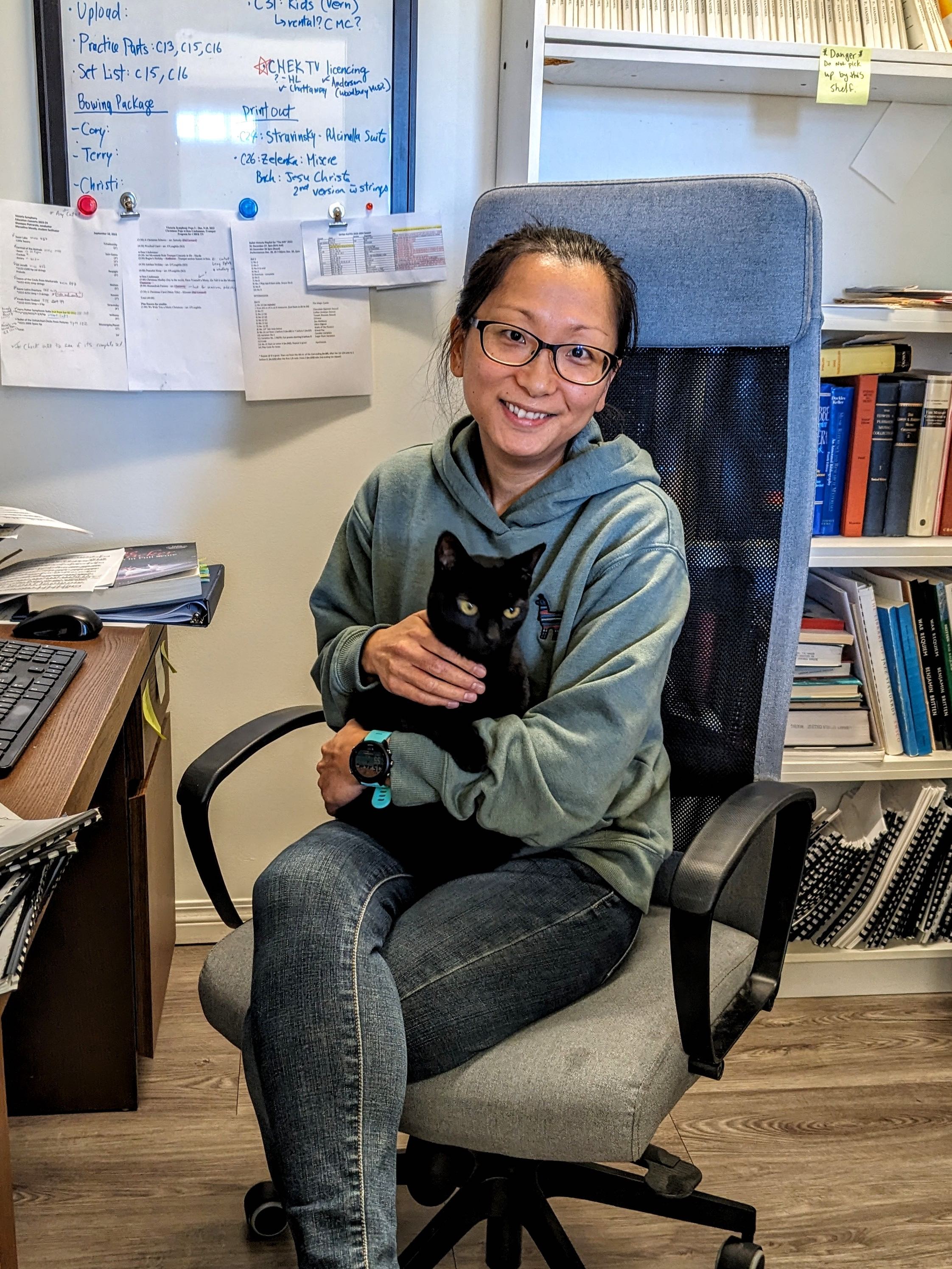 Misako Sotozaki, Victoria Symphony librarian
